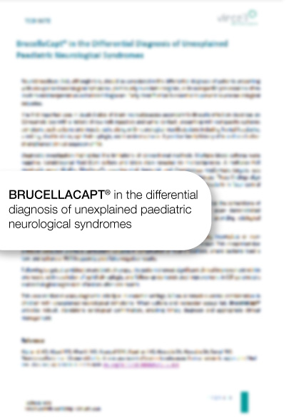 BRUCELLACAPT® in the differential diagnosis of unexplained paediatric neurological syndromes