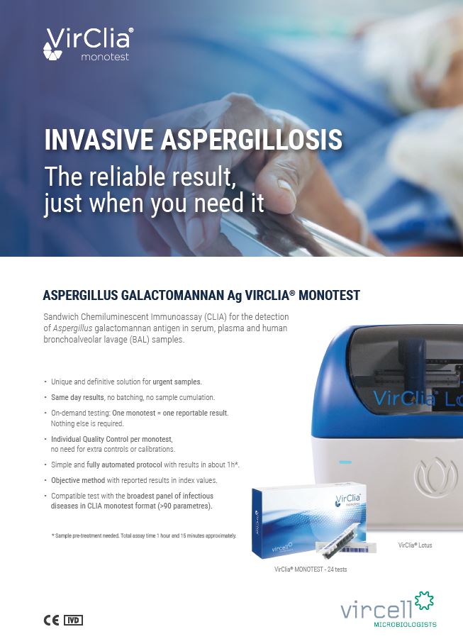 VirClia® Aspergillus Galactomannan