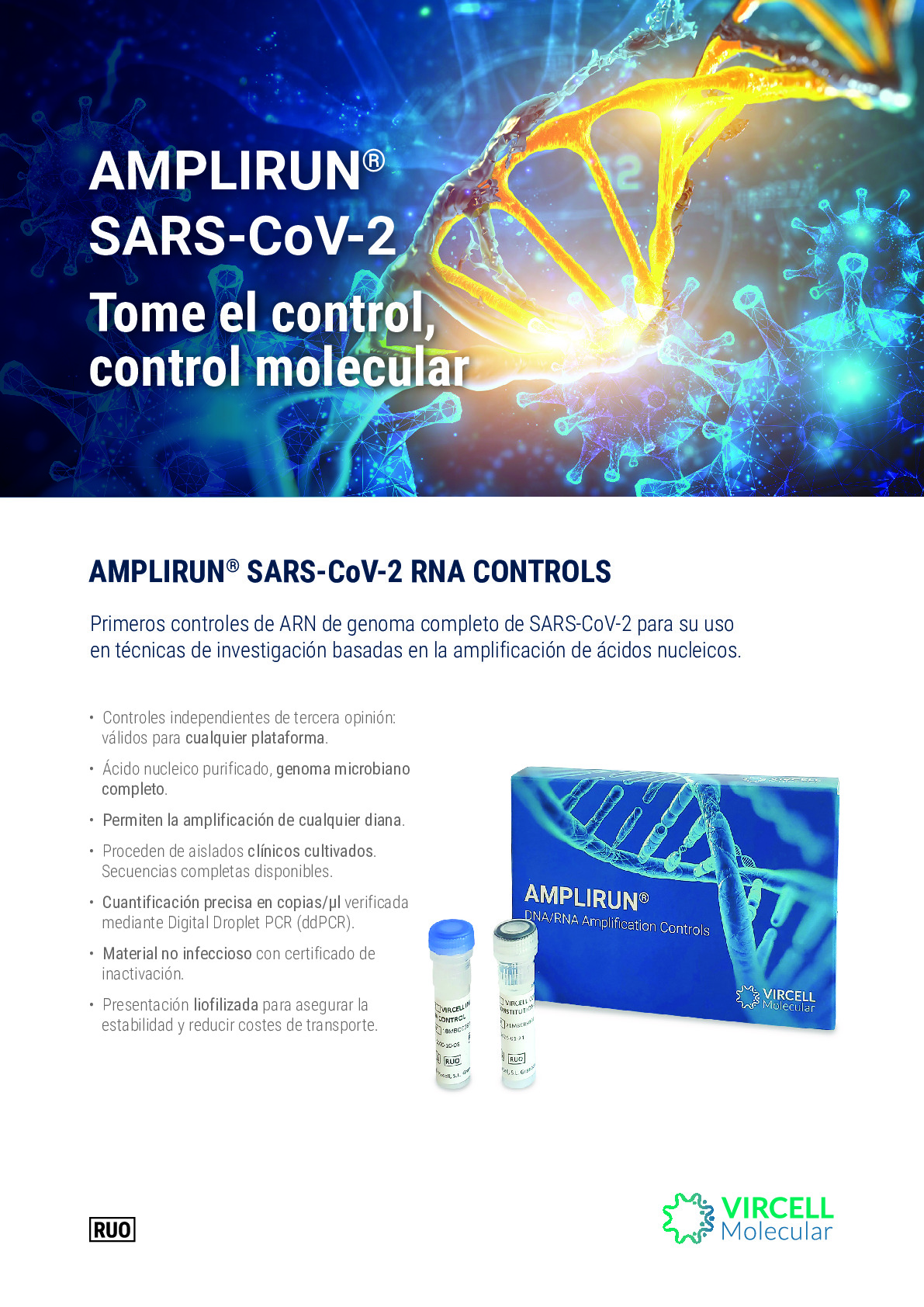 AMPLIRUN SARS-COV-2 & VARIANTS CONTROLS Flyer
