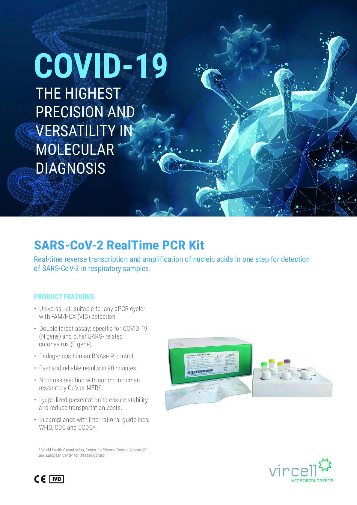 SARS-CoV-2 RealTime PCR kit Brochure
