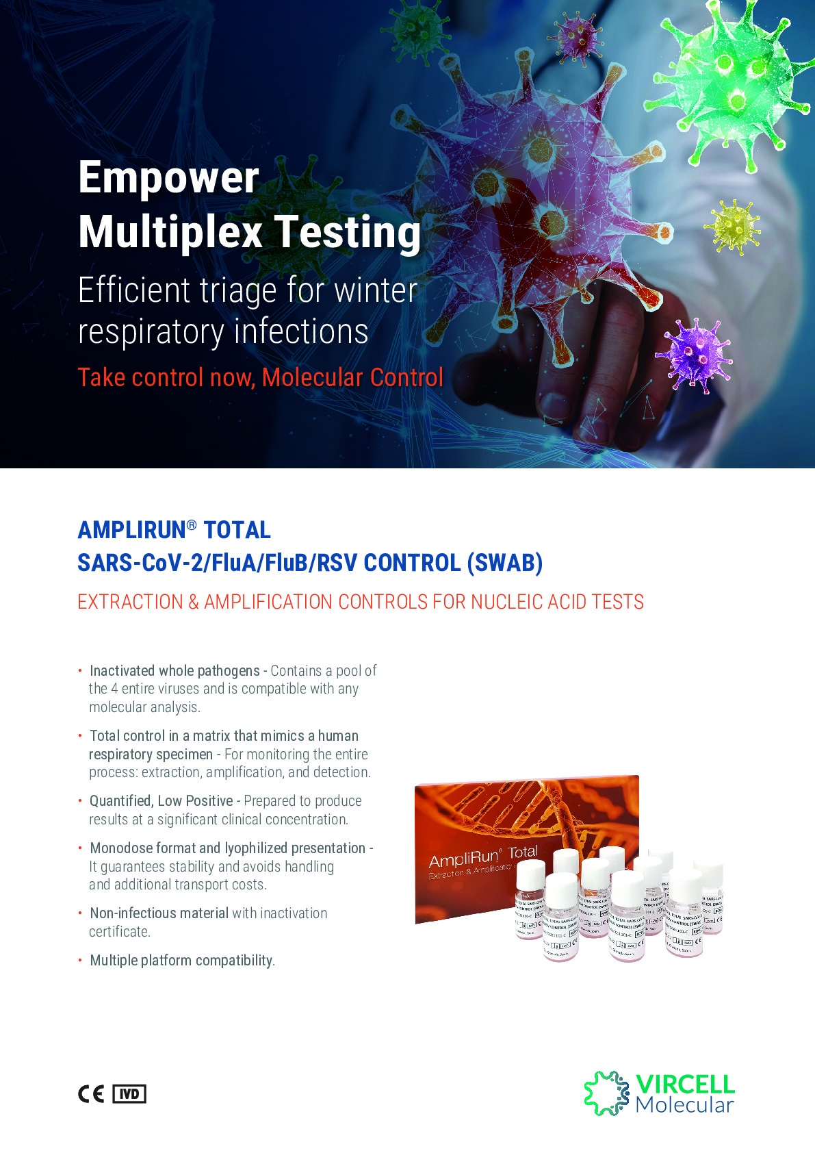 AMPLIRUN® TOTAL SARS-CoV-2/FluA/FluB/RSV CONTROL Brochure