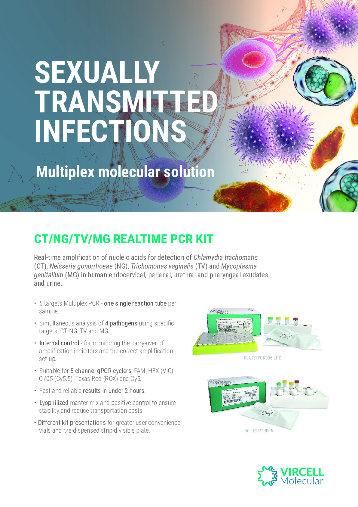 CT/NG/TV/MG REALTIME PCR KIT Brochure