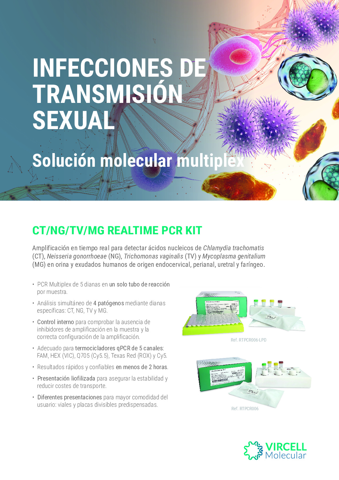 CT/NG/TV/MG REALTIME PCR KIT Flyer