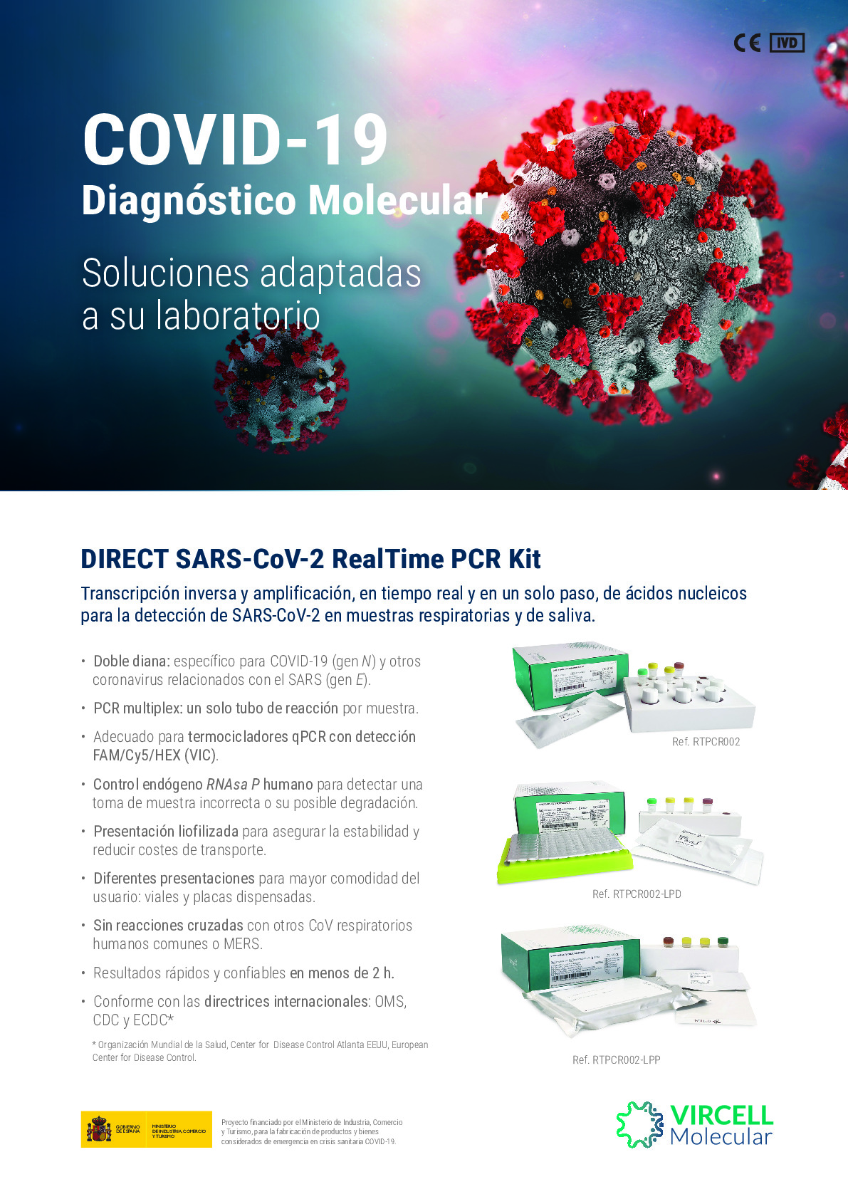 DIRECT SARS-COV-2 REALTIME PCR KIT Flyer