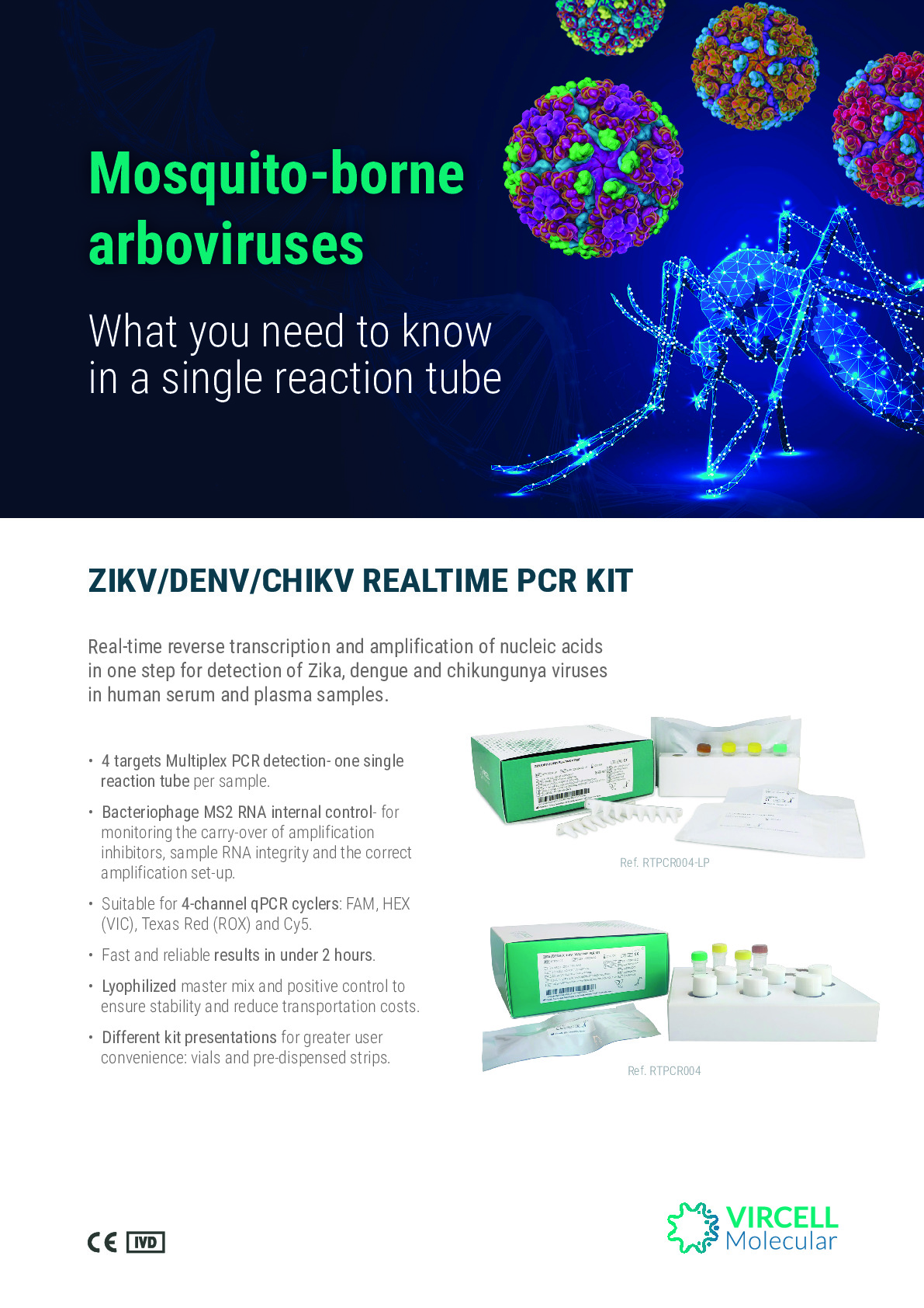 ZIKV/DENV/CHIKV REALTIME PCR KIT Brochure