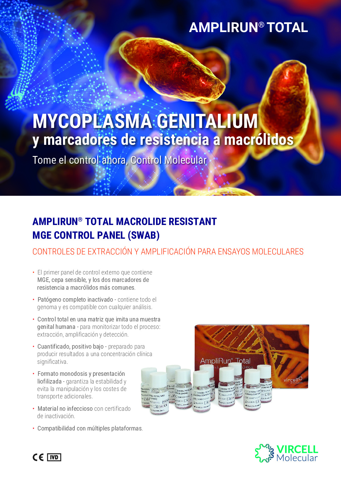 Amplirun Total MACROLIDE RESISTANT MGE CONTROL PANEL Flyer